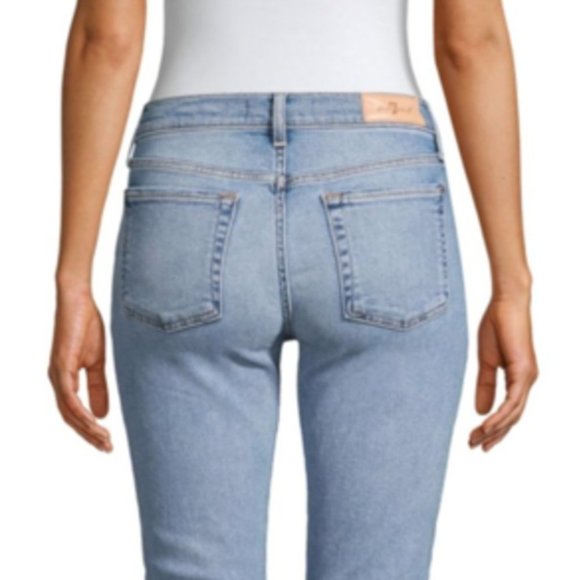 NWT 7 For All Mankind Roxanne Ankle Jean Flora 27 - Picture 2 of 8